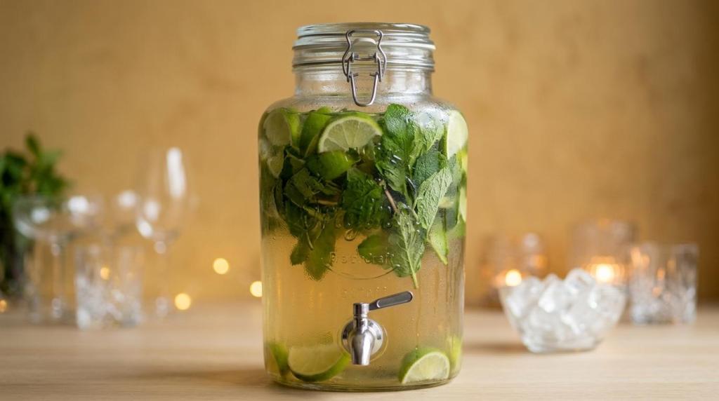 Barplan til fest: Sådan kombinerer du cocktails med øl, vin, vand og alkoholfrit