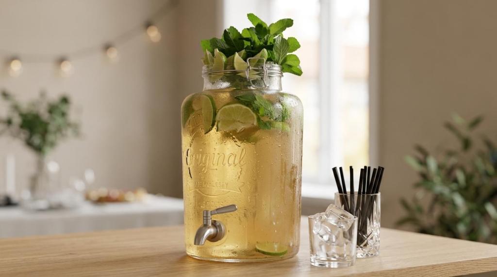 Cocktails levering i Horsens – cocktaildispenser til bryllup, sommerfest og private fester