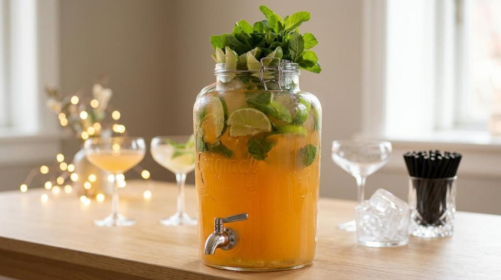 Cocktails levering på Fyn til fester og firmaevents
