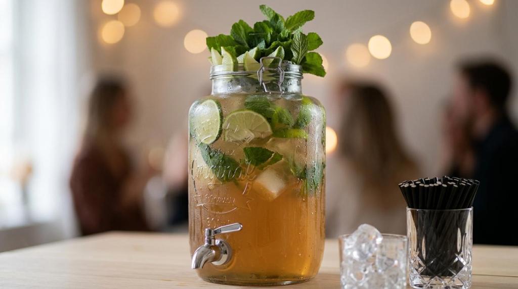 Cocktails levering i Roskilde – cocktaildispenser til bryllup, firmafest og hjemmefest