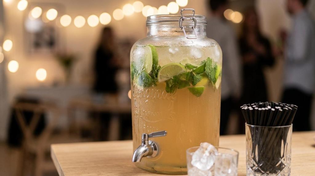 Cocktails levering i Odense – færdigblandede cocktails i dispenser til fest og firmaevent