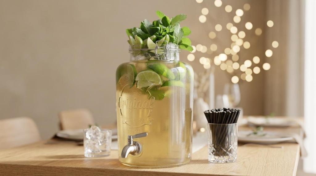 Cocktails levering i Trekantområdet til firmaer og fester