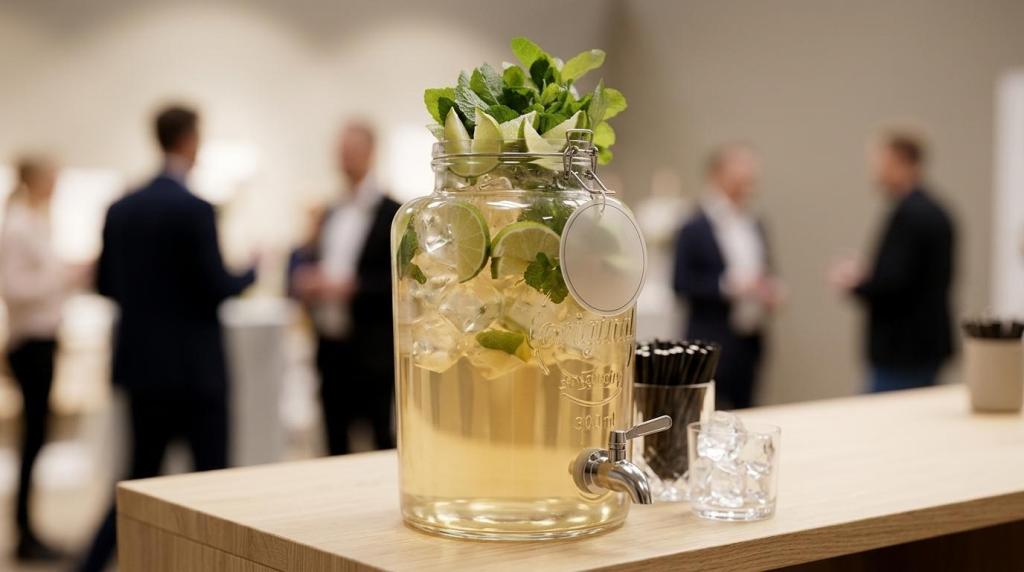 Cocktails til messe og kundeevent