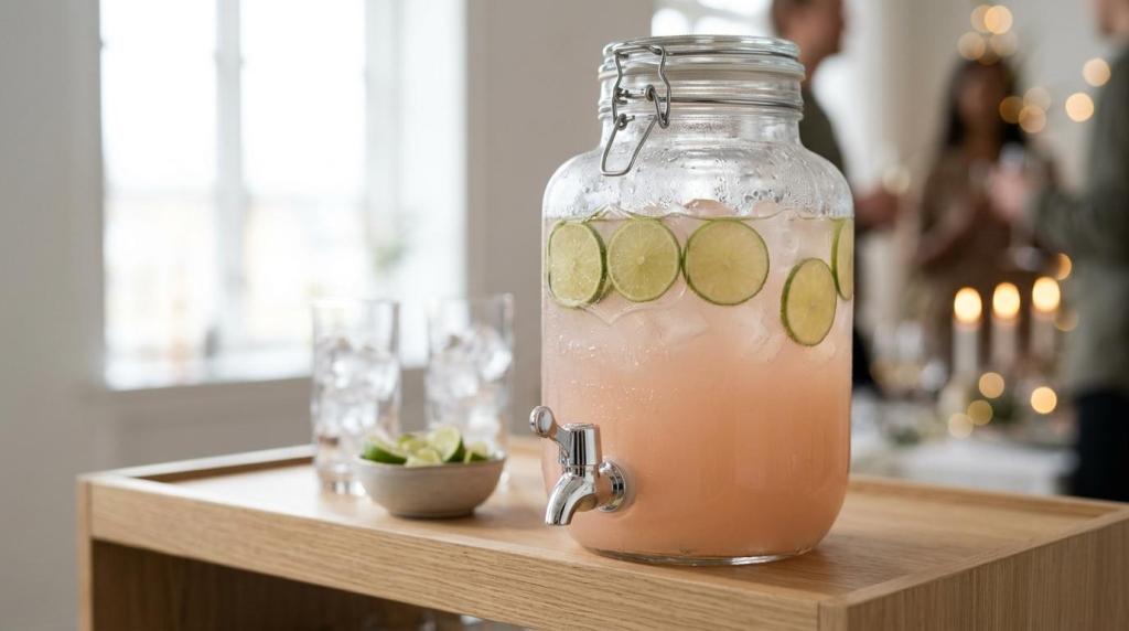 7 drinks til event der tåler køl og hurtig servering