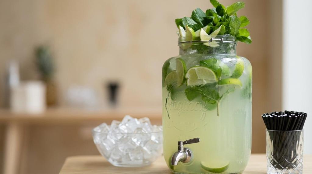 8 drinks til generalforsamling med hurtig servering