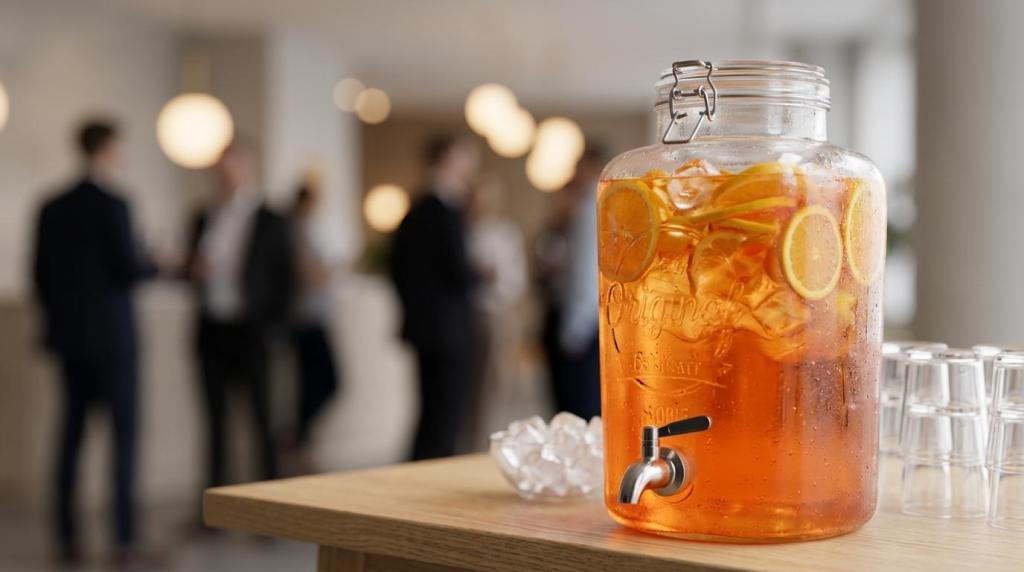 7 drinks til netværksarrangement uden bartender