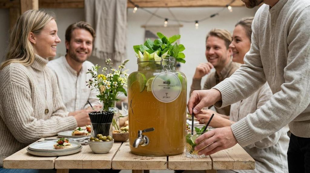 Hvor meget is skal du bruge til cocktails? Nem beregning pr. gæst (og tips til mindre spild)