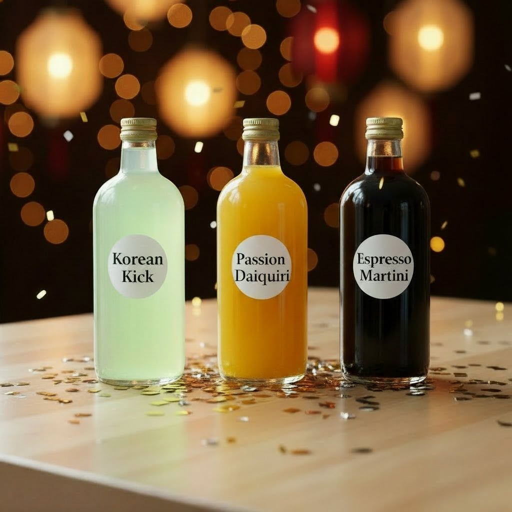 3 cocktailflasker